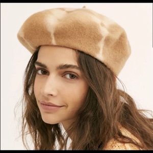 Free People Static Tie-dye Beret